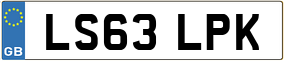 Truck License Plate